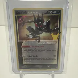 Greninja Gold Star SWSH144 - Celebrations PROMO Pokemon Card SWIRL - Image 1