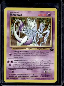 1999 Pokemon Wizards Black Star Promos Mewtwo #12 - Image 1