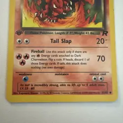 Dark Charmeleon 1st Edition Team Rocket Pokemon 32/82 LP - Image 4