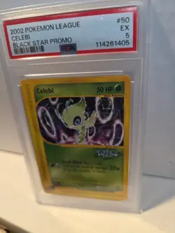 POKEMON CELEBI BLACK STAR PROMO #50 PSA 5 - Image 1