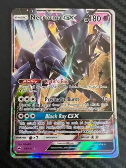 Pokemon TCG Necrozma GX Ultra Rare Holo 63/147 LP - Image 1
