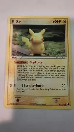 Pokemon Delta Species Ditto 64 63 & 37/113 Squirtle, Pikachu & Charmander... - Image 4