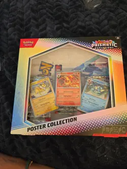 Pokemon TCG SV8.5 Prismatic Evolutions Poster Collection Box Factory Sealed - Image 1