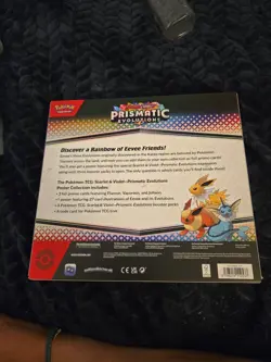 Pokemon TCG SV8.5 Prismatic Evolutions Poster Collection Box Factory Sealed - Image 3
