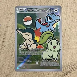 GENERATION ONE Johto Starters Holo Pokemon After Skool Hobby Fan Art 36 - Image 1