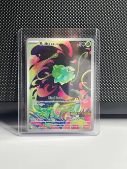 Pokemon Bulbasaur 133/132 English Mega Evolution Stamped Promo - Image 1