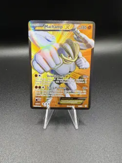 Pokemon TCG: Machamp EX 90/98 XY Ancient Origins Holo Full Art Ultra Rare LP - Image 1