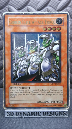 | Yugioh Goblin Elite Attack Force CRV-EN020 1st Edition Ultimate Rare HP | - Image 1