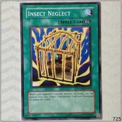 3x Insect Neglect - SOVR-EN061 - Common Unlimited Yugioh - Image 1
