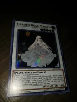 Yugioh Garden Rose Maiden Ultra Rare LED4-EN023 1st Edition NM - Image 1