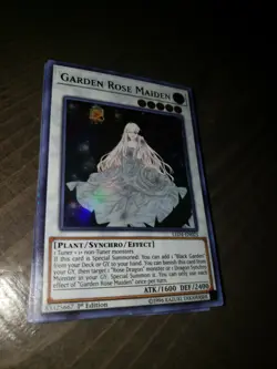 Yugioh Garden Rose Maiden Ultra Rare LED4-EN023 1st Edition NM - Image 2