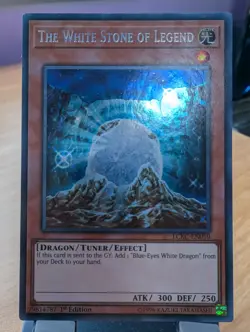 YuGiOh! The White Stone of Legend LCKC-EN010 Secret Rare 1st Ed - Image 1