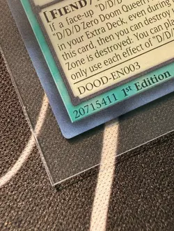 D/D/D Zero Doom Queen Machinex (ULTRA RARE) DOOD-EN003 (NM) 1st Edition Yu-Gi-Oh - Image 2