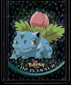 Bulbasaur #01 1999 Topps Series 1 Holo Foil Pokemon Card Black Label - Image 1