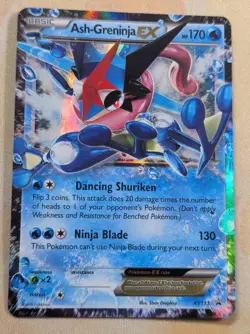 Pokemon TCG Ash-Greninja EX XY Black Star Promo XY133 Holo Card TCG Regular Size - Image 1