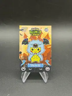 Pokemon Poncho Pikachu Woobat Holo Collectoons Halloween Card 102 Peru US Sell - Image 1