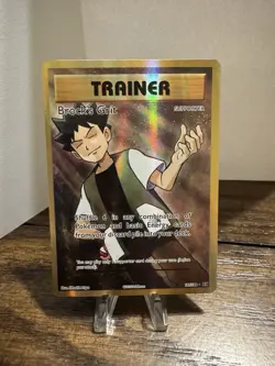 Pokemon TCG Evolutions Brock's Grit Holo Card 107/108 Full Art Ultra Rare - Image 1