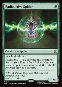 Radioactive Spider - 111 - Marvel's Spider-Man- Near Mint - MTG - Image 1