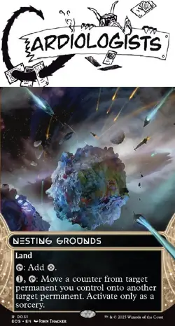 Nesting Grounds 0031 FOIL | MTG | Stellar Sights | Land | Rare | NM - Image 1