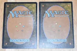 MTG 2x Rare Artifact Basilisk Collar & Stoneforge Masterwork - Image 2