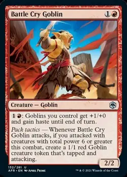 Battle Cry Goblin - Near Mint MTG Adventures in the Forgotten Realms - Image 1