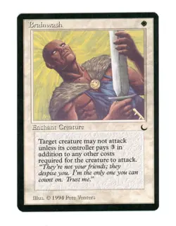 Brainwash - Magic the Gathering MTG - The Dark NM 1994 Vintage - Image 1