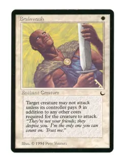 Brainwash - Magic the Gathering MTG - The Dark NM 1994 Vintage - Image 1