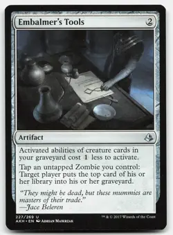 MTG Embalmer's Tools U Amonkhet 227 LP - Image 1