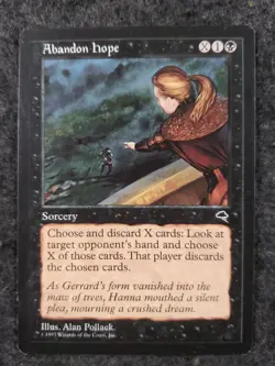 Abandon Hope - Tempest # MTG Magic The Gathering (DS3D1L1) - Image 3