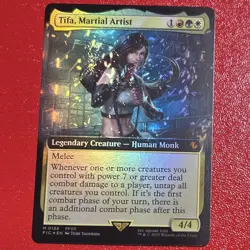 Mtg Extended Art Foil Fighter Tifa/Tifa Martial No.MM942 - Image 1