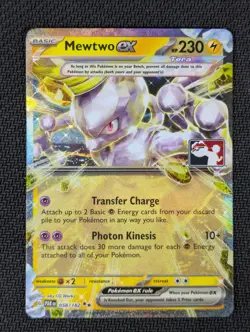 Mewtwo ex - Pokemon Prize Pack Series Cards PAR 058/182 Double Rare - Image 1