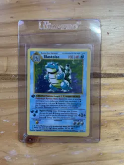 Blastoise 1st Edition Holo Rare Base Set 1999 Pokemon Card 2/102 - Image 1