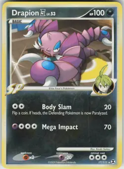 Pokemon Drapion E4 17/111 Rising Rivals Rare NM - Image 1