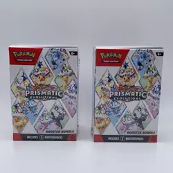 Pokemon TCG Prismatic Evolutions Booster Bundle Factory Sealed Lot Of 2 Bndl #3 - Image 1
