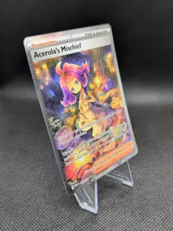 2025 Pokemon Mega Evolutions #183 Acerola's Mischief NM+ - Image 2