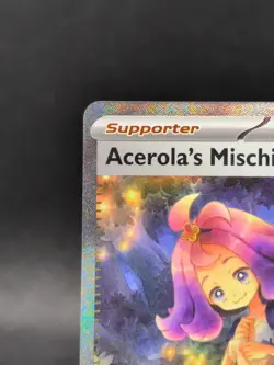 2025 Pokemon Mega Evolutions #183 Acerola's Mischief NM+ - Image 4