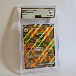 Pokemon 2023 TCG Spidops EX #223/198 Full Art AGS 9.5 MINT+ Scarlet & Violet PSA - Image 1