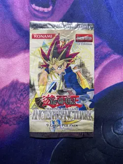 EMPTY/OPENED Yugioh Booster Pack - Ancient Sanctuary 1st Edition - Image 1
