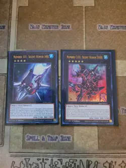 YUGIOH NUMBER 101: SILENT HONOR ARK + NUMBER C101: SILENT HONOR DARK MP25 ULTRA - Image 1