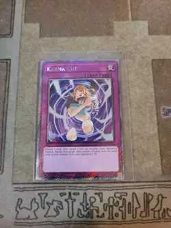 YUGIOH KARMA CUT RA04-EN128 PLATINUM RARE 1ST ED NM - Image 1