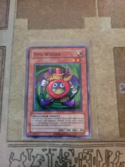 YUGIOH TIME WIZARD RP01-EN035 SUPER UNLIMITED ED NM 2020/25TH - Image 1