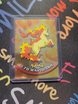 Rapidash Holo Blue Logo Topps Pokemon Card - Image 2