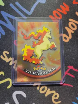 Rapidash Holo Blue Logo Topps Pokemon Card - Image 4