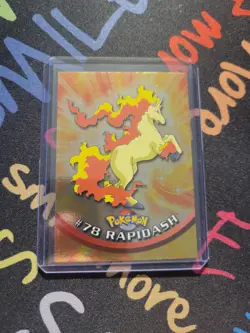 Rapidash Holo Blue Logo Topps Pokemon Card - Image 5