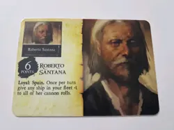 Pirates CSG Fire and Steel # 085 Roberto Santana Spanish Crew Unpunched Card - Image 3