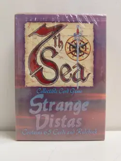 1999 Strange Distas 7th Sea Chapter 1 CCG Collectible Card Game Sealed Box - Image 1