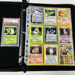 Pokemon Collection Vintage WoTC & PSA Celebi 100+ Holos Binder Page Cards Lot - Image 1