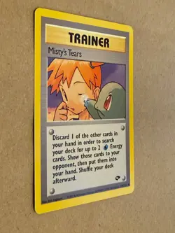 Misty's Tears 118/132 Gym Challenge Regular Pokemon card in Near Mint / NM cond. - Image 2