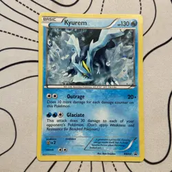 POKEMON PROMO CARD - BLACK AND WHITE - KYUREM BW44 (HOLO) LP - Image 1