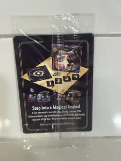 Disney Lorcana D23 Exclusive Iago Out Of Reach Trading Card Brand New Sealed - Image 2